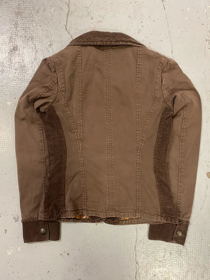 2000s Dolce & Gabbana Brown Velvet Blazer Jacket irGNEVG 6