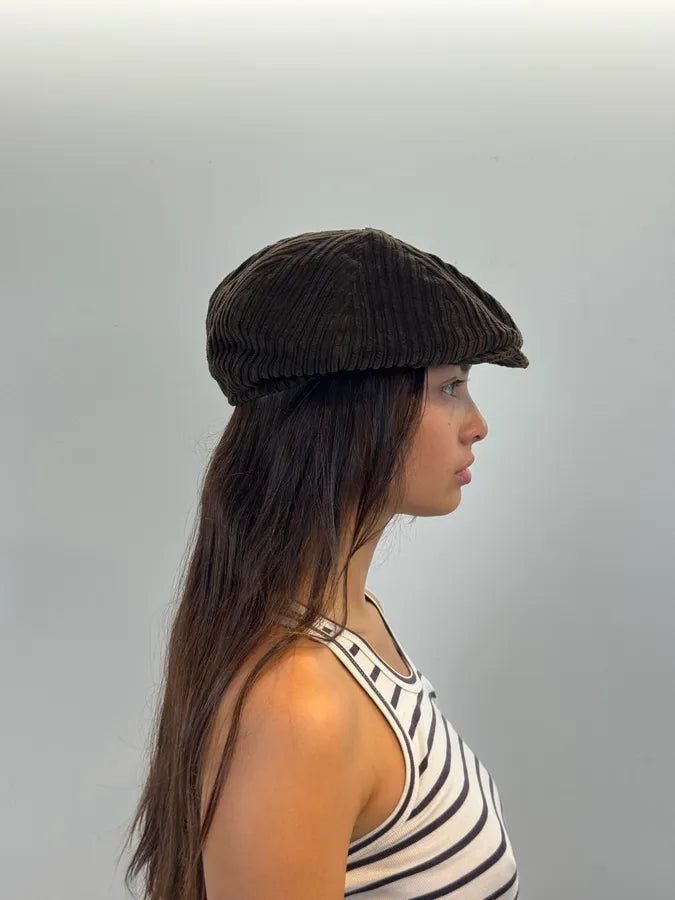 2000s Dolce & Gabbana Brown Velvet Cap iFRWyPn 1