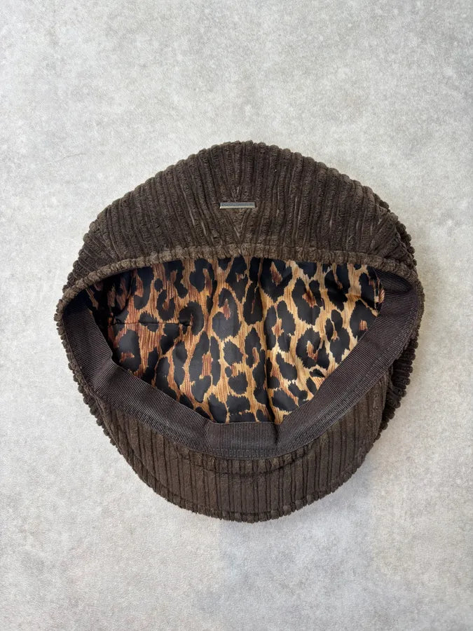 2000s Dolce & Gabbana Brown Velvet Cap iFRWyPn 4
