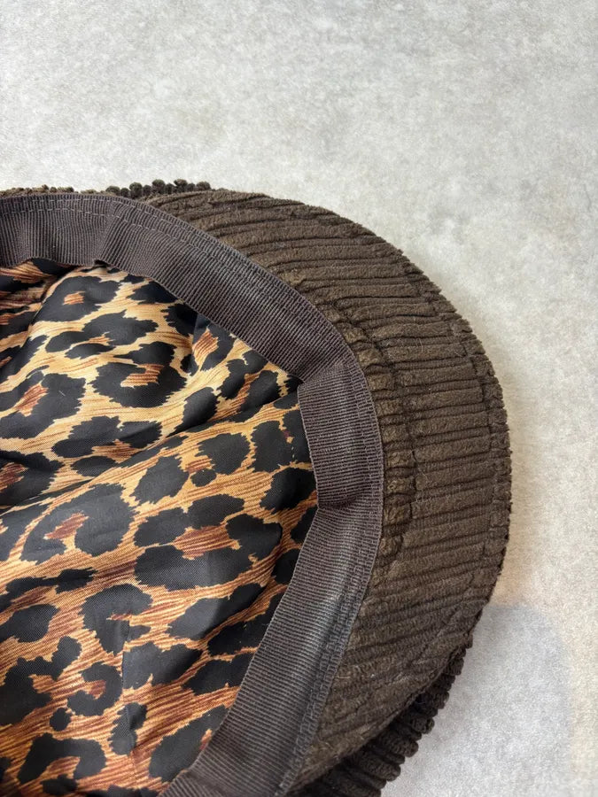 2000s Dolce & Gabbana Brown Velvet Cap iFRWyPn 6