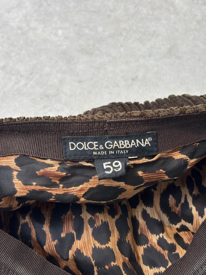 2000s Dolce & Gabbana Brown Velvet Cap iFRWyPn 8