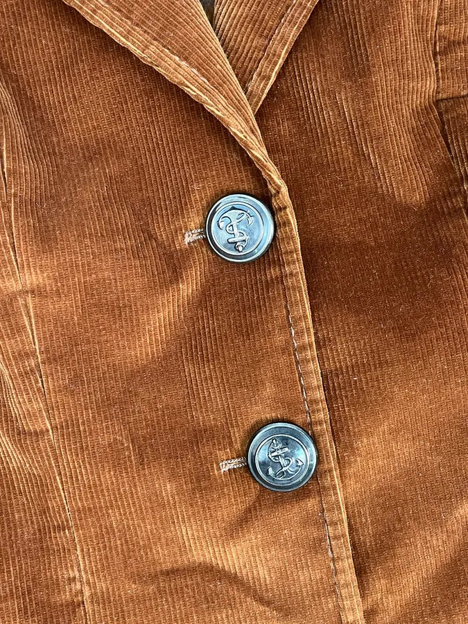 2000s Dolce & Gabbana Brown Velvet Jacket BpiDCHE 10