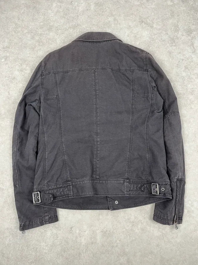 AW2003 Dolce & Gabbana Faded Brown Zip-Up Jacket mHEKURa 6