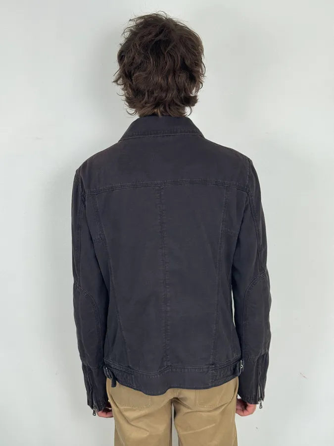 AW2003 Dolce & Gabbana Faded Brown Zip-Up Jacket mHEKURa 2