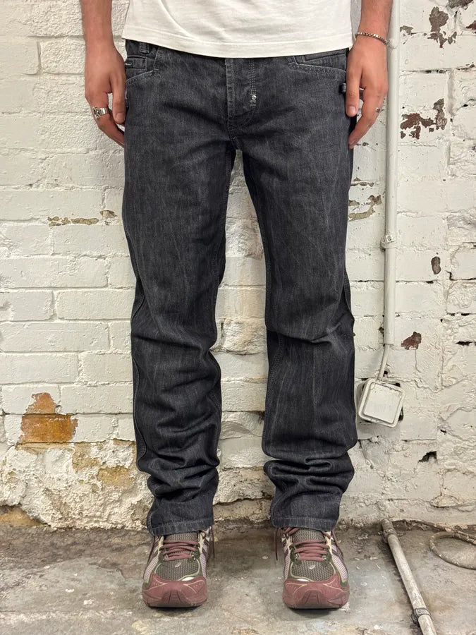 2000s Dolce & Gabbana Brut Dark Grey Jeans kPZKRte 1