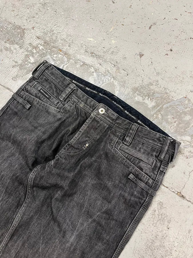 2000s Dolce & Gabbana Brut Dark Grey Jeans kPZKRte 5