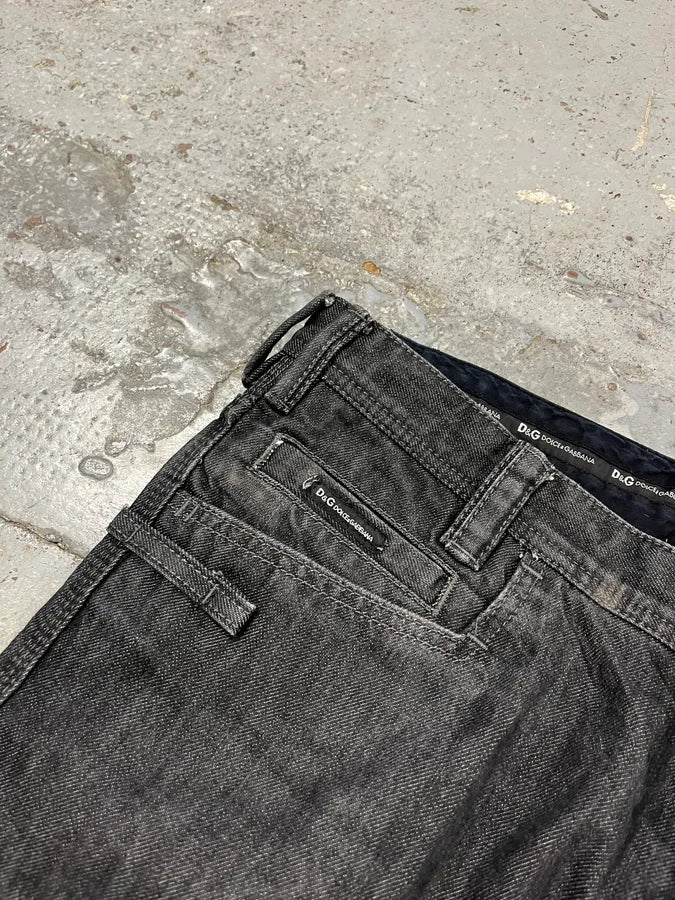2000s Dolce & Gabbana Brut Dark Grey Jeans kPZKRte 7