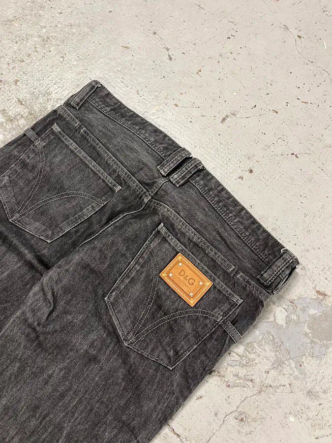 2000s Dolce & Gabbana Brut Dark Grey Jeans kPZKRte 9