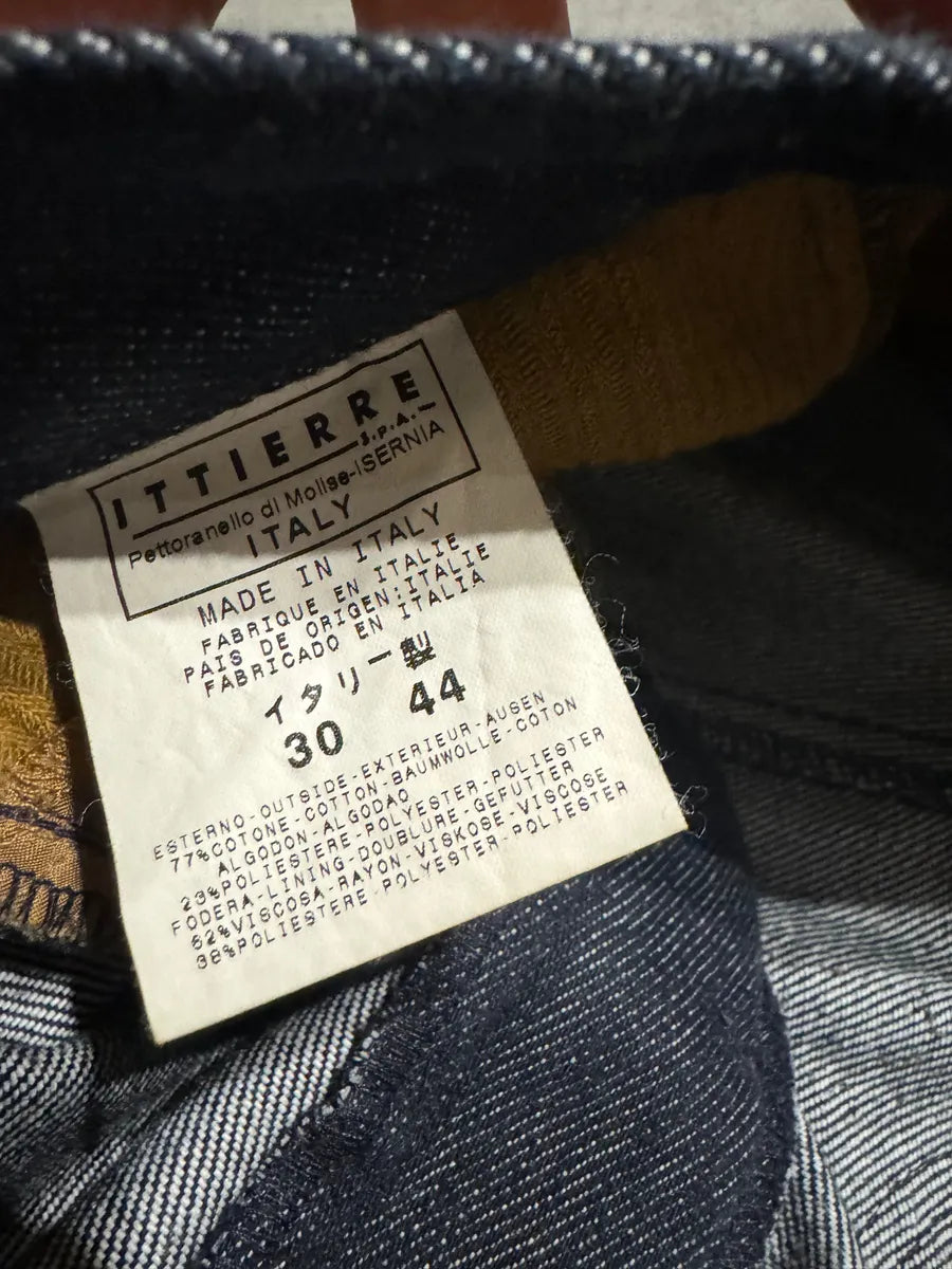 2000s Dolce & Gabbana Brut Denim Jeans & Velvet Hybride Pants (S) 5