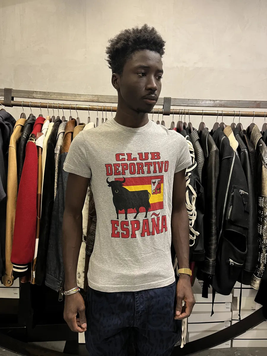 2000s Dolce & Gabbana Bull Espana Grey T-Shirt foGbHJl 1