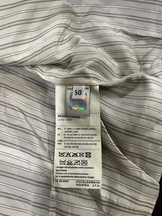 2000s Dolce & Gabbana Burgundy Button Ups Leather Rebel Jacket LPYsdSD 8