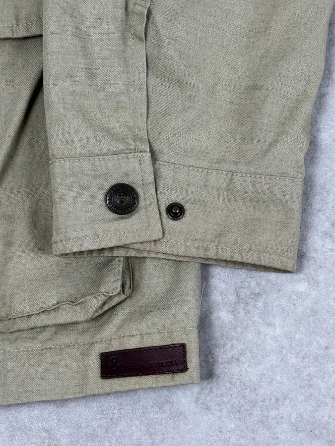 2000s Dolce & Gabbana Buttoned Multi-Pocket Beige Jacket dsxdjIX 7