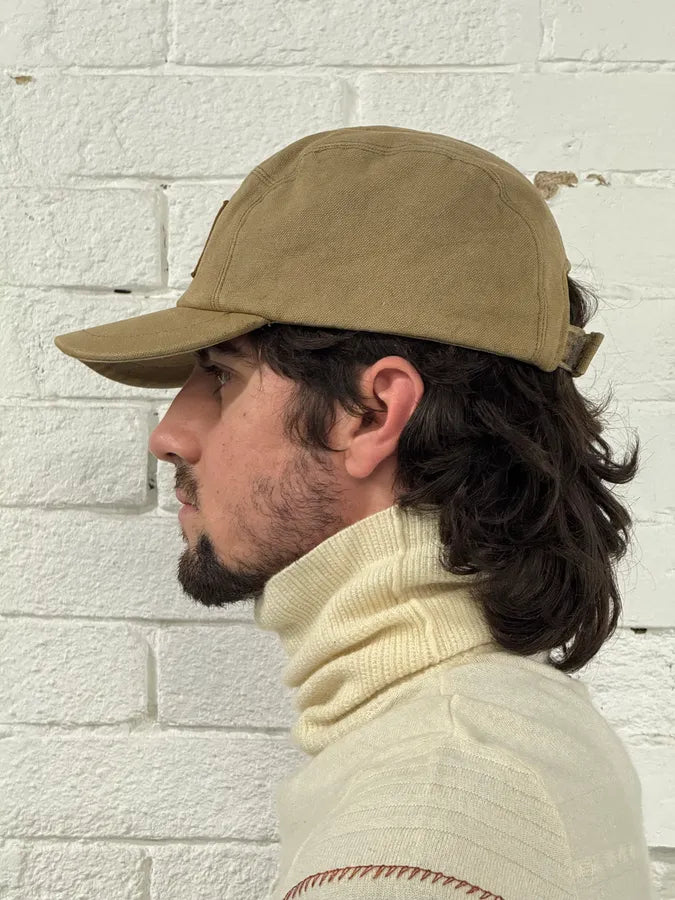 2000s Dolce & Gabbana Camel Canvas Cap  sHhHCpM 2