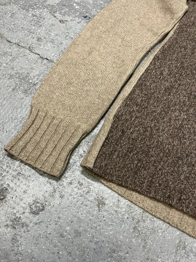 2000s Dolce & Gabbana Camel V Sweater (M) UNUVhlF 5