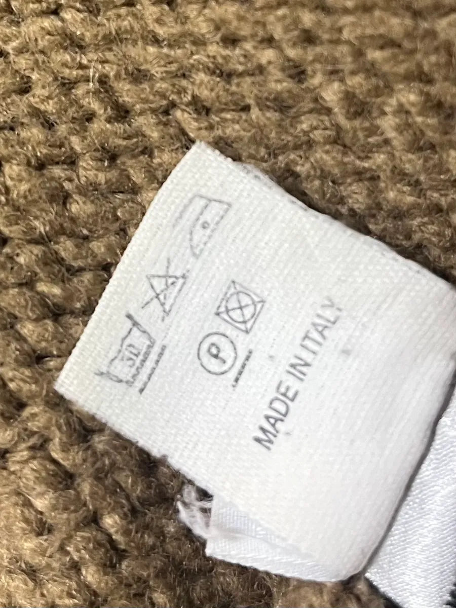 1990s Dolce & Gabbana Camel Wool Zip-Up Sweater zXDtHWz 11