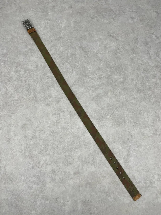 2000s Dolce & Gabbana Camo Green Canva Belt YafMyYo 6