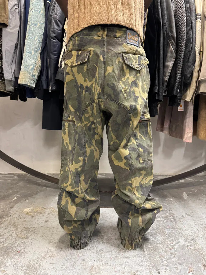 2000s Dolce & Gabbana Camo Khaki Cargo Pants MxMxlCu 3