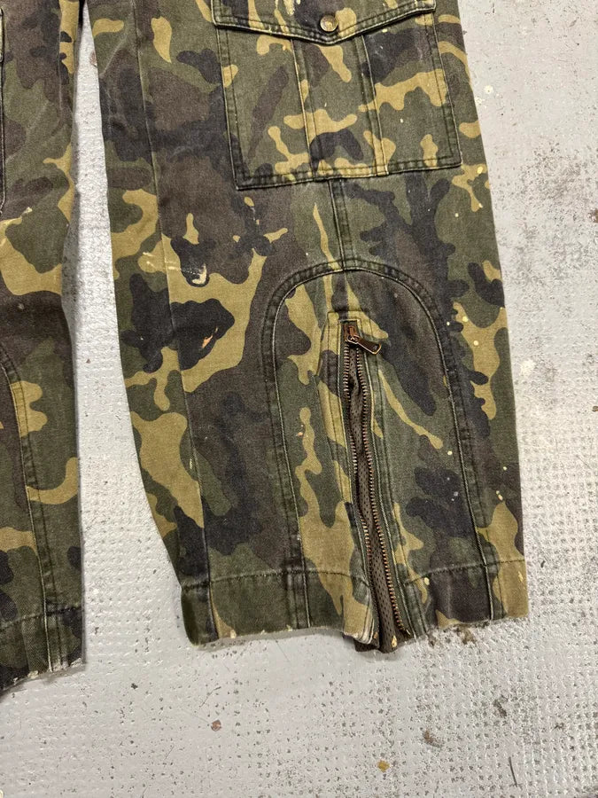 2000s Dolce & Gabbana Camo Khaki Cargo Pants MxMxlCu 8