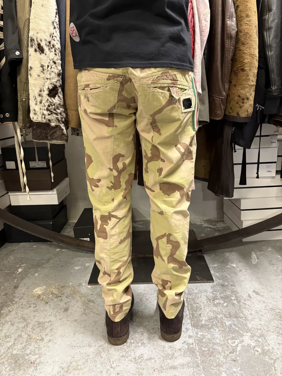 2000s Dolce & Gabbana Camouflage Cargo Pants mZtTgyo 3
