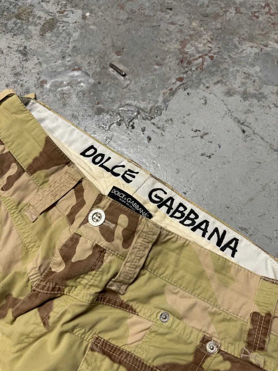 2000s Dolce & Gabbana Camouflage Cargo Pants mZtTgyo 9