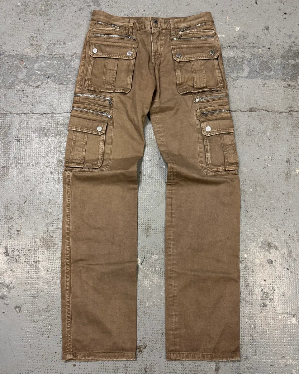 2000s Dolce & Gabbana Cargo Beige Pants rmWbLbs 0