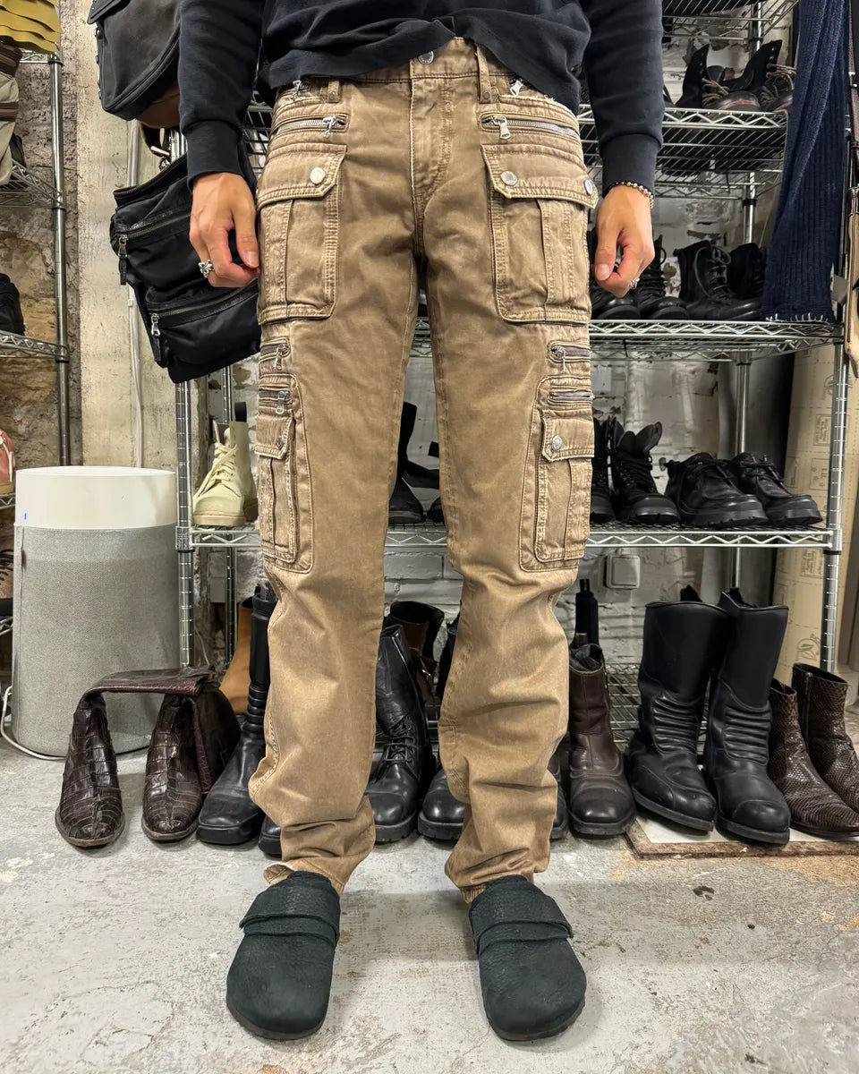2000s Dolce & Gabbana Cargo Beige Pants rmWbLbs 1