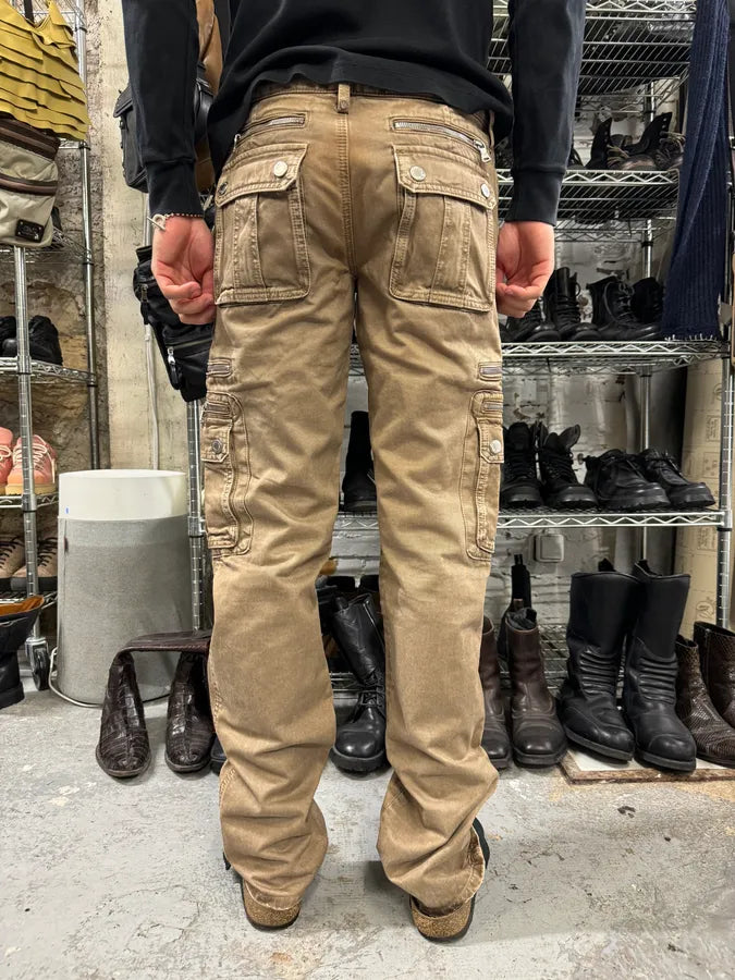 2000s Dolce & Gabbana Cargo Beige Pants rmWbLbs 3