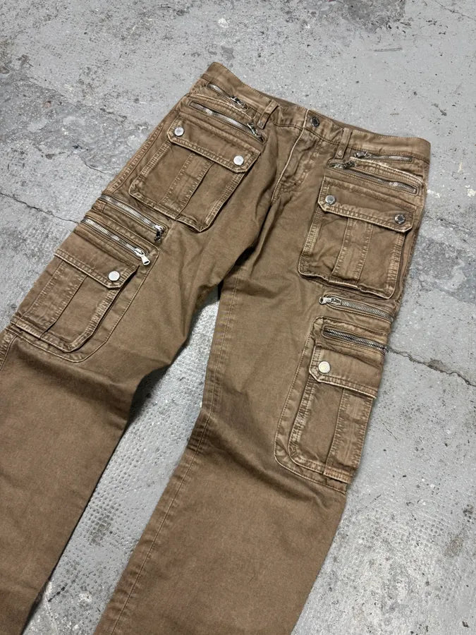 2000s Dolce & Gabbana Cargo Beige Pants rmWbLbs 4
