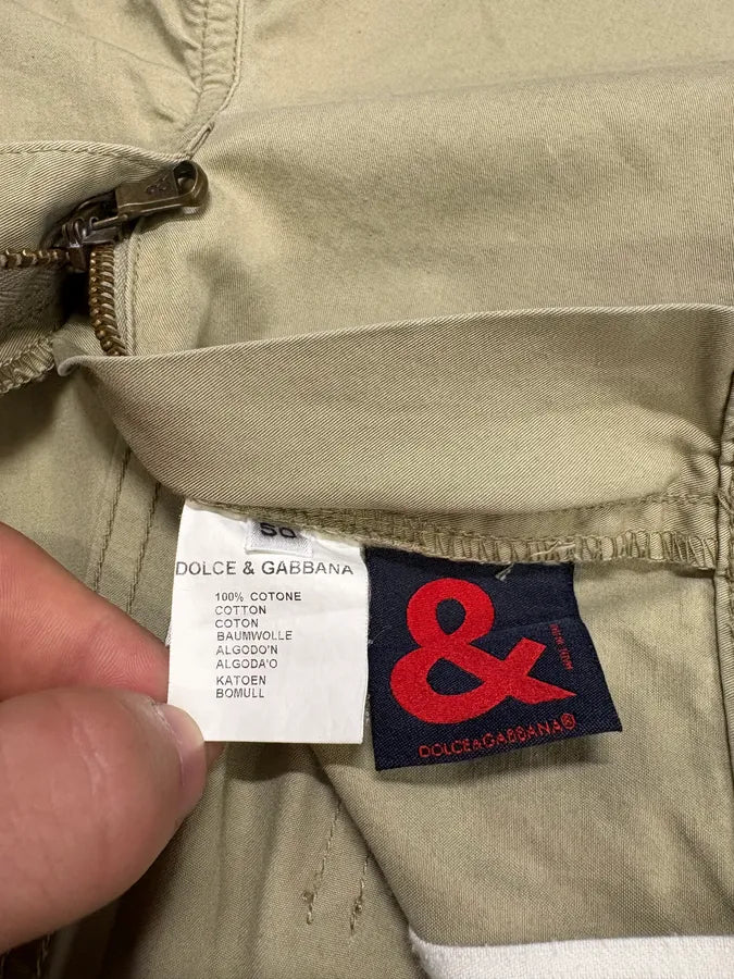 2000s Dolce & Gabbana Cargo Beige Short (S/M) aXHSArx 11