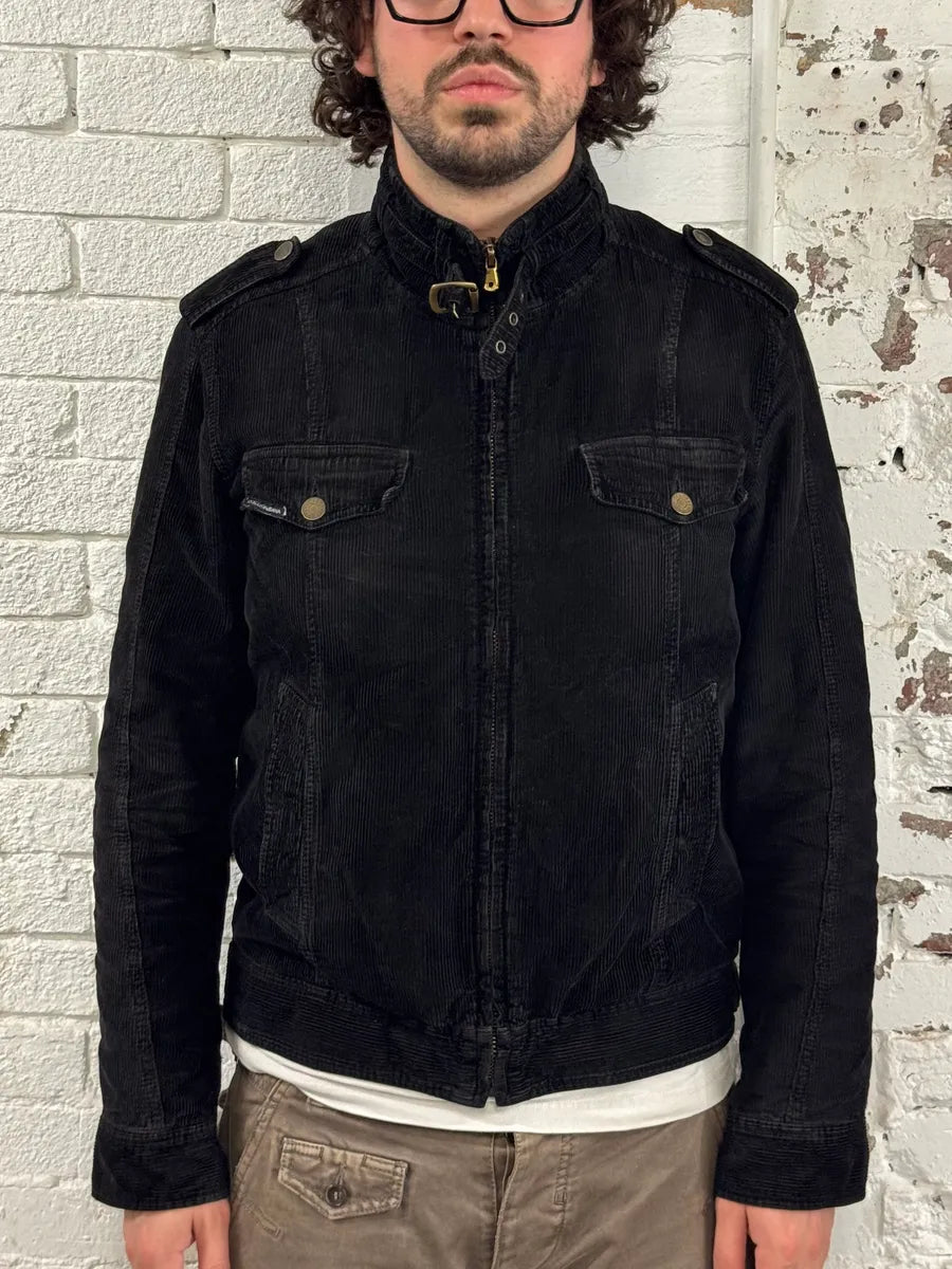 AW2005 Dolce & Gabbana Cargo Black Corduroy Jacket TAOlIND 1