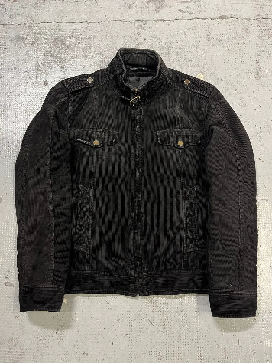 AW2005 Dolce & Gabbana Cargo Black Corduroy Jacket TAOlIND 3