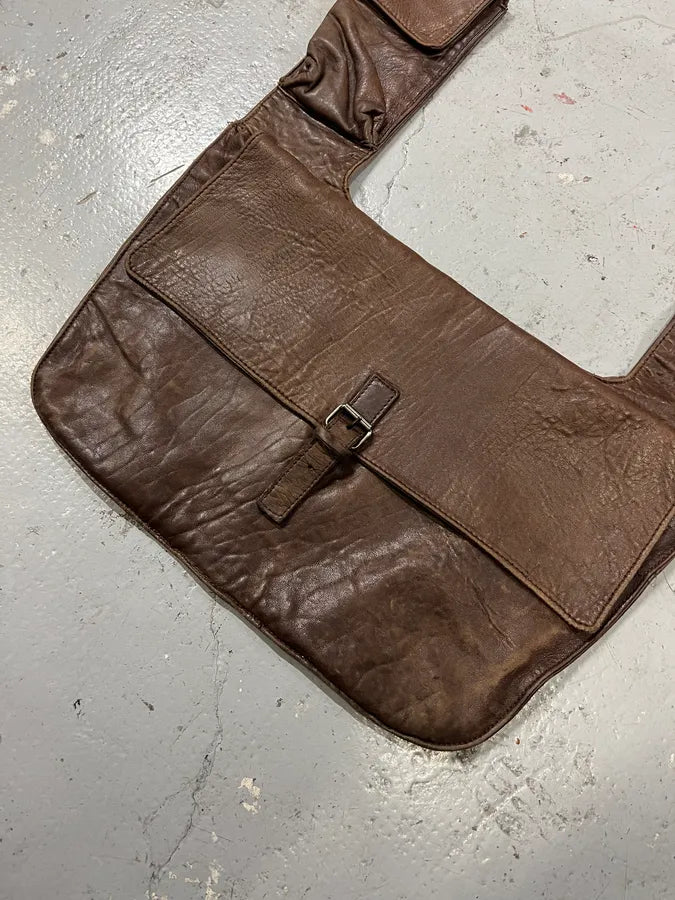 2000s Dolce & Gabbana Cargo Brown Leather Bag VVqdAmB 2
