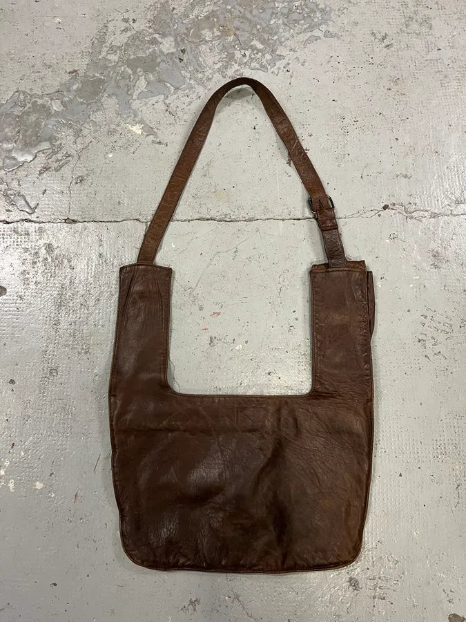2000s Dolce & Gabbana Cargo Brown Leather Bag VVqdAmB 6