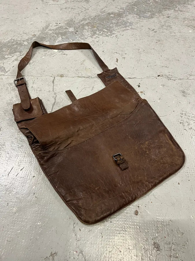 2000s Dolce & Gabbana Cargo Brown Leather Bag VVqdAmB 7