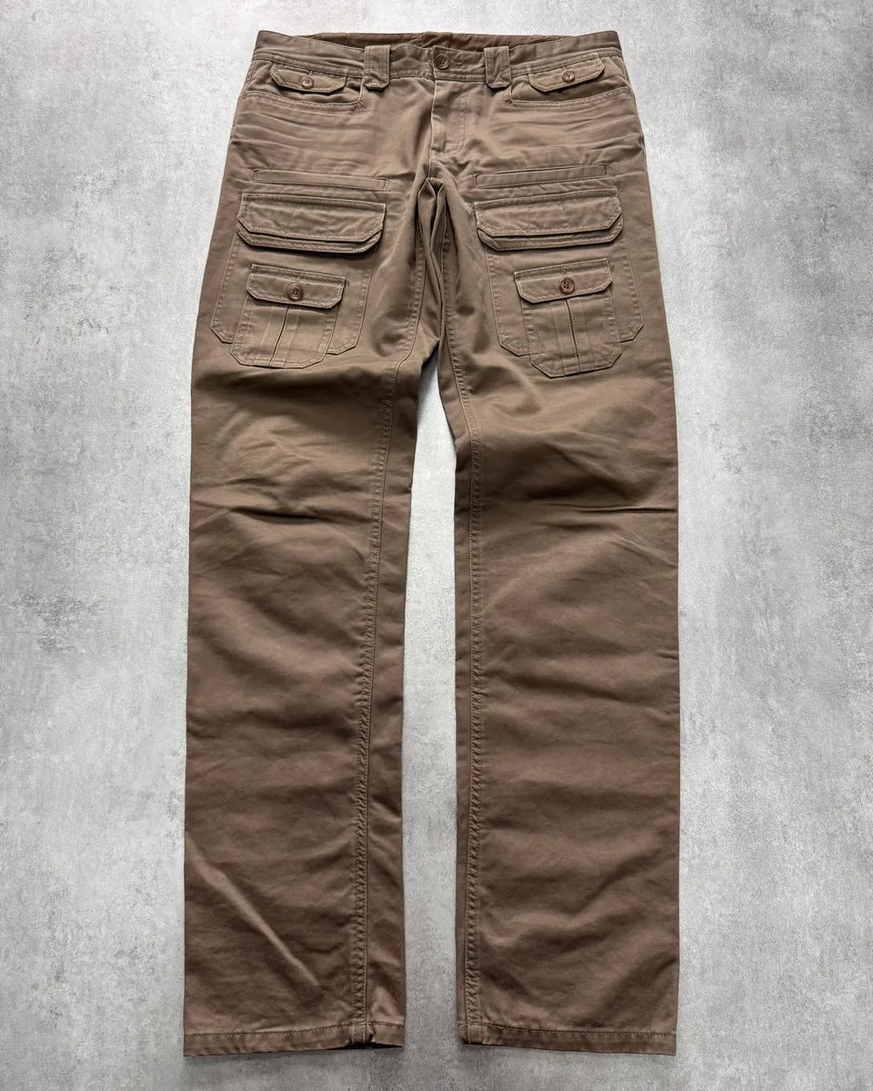 2000s Dolce & Gabbana Cargo Brown Pants sNtwktF 0