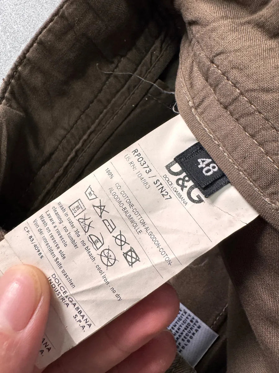 2000s Dolce & Gabbana Cargo Brown Pants sNtwktF 7