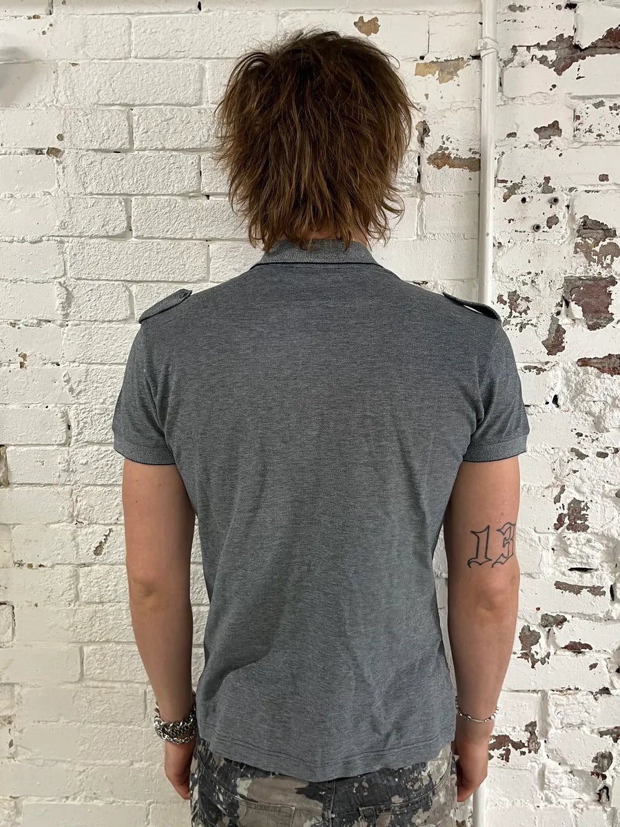 2000s Dolce & Gabbana Cargo Grey Polo NsqnxVo 1