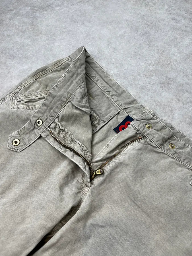2000s Dolce & Gabbana Cargo Pocket Grey Pants EHWDIps 12