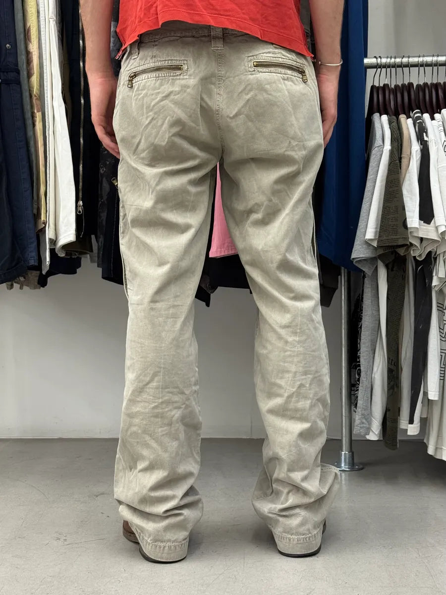 2000s Dolce & Gabbana Cargo Pocket Grey Pants EHWDIps 3