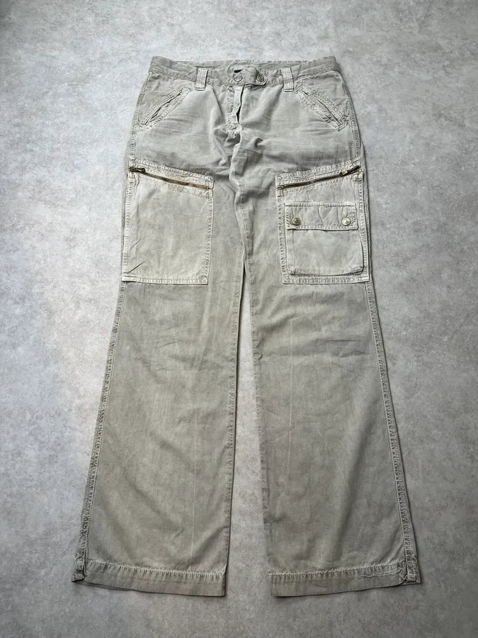 2000s Dolce & Gabbana Cargo Pocket Grey Pants EHWDIps 4