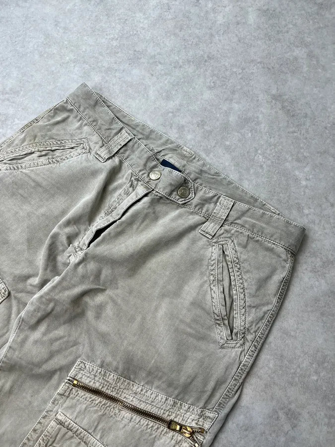 2000s Dolce & Gabbana Cargo Pocket Grey Pants EHWDIps 5