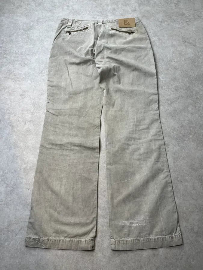 2000s Dolce & Gabbana Cargo Pocket Grey Pants EHWDIps 8