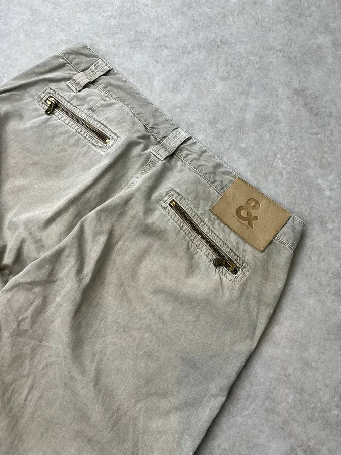 2000s Dolce & Gabbana Cargo Pocket Grey Pants EHWDIps 9