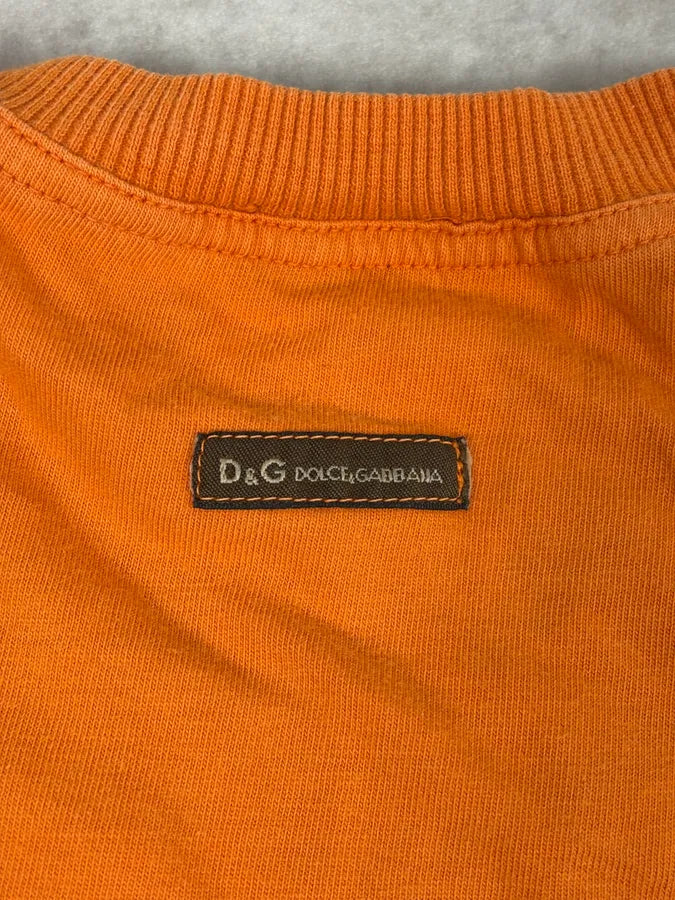 AW2003 Dolce & Gabbana Cargo Pocket Orange T-Shirt LgzavtS 7