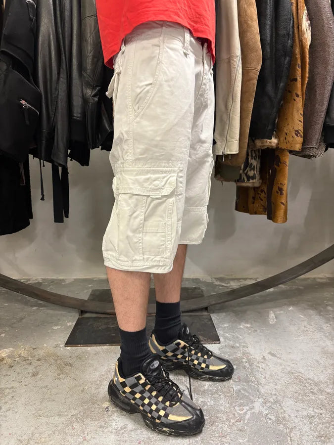 2000s Dolce & Gabbana Cargo White Shorts (M/L) nIqcThz 3