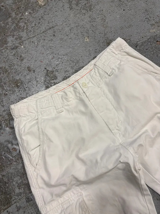 2000s Dolce & Gabbana Cargo White Shorts (M/L) nIqcThz 5