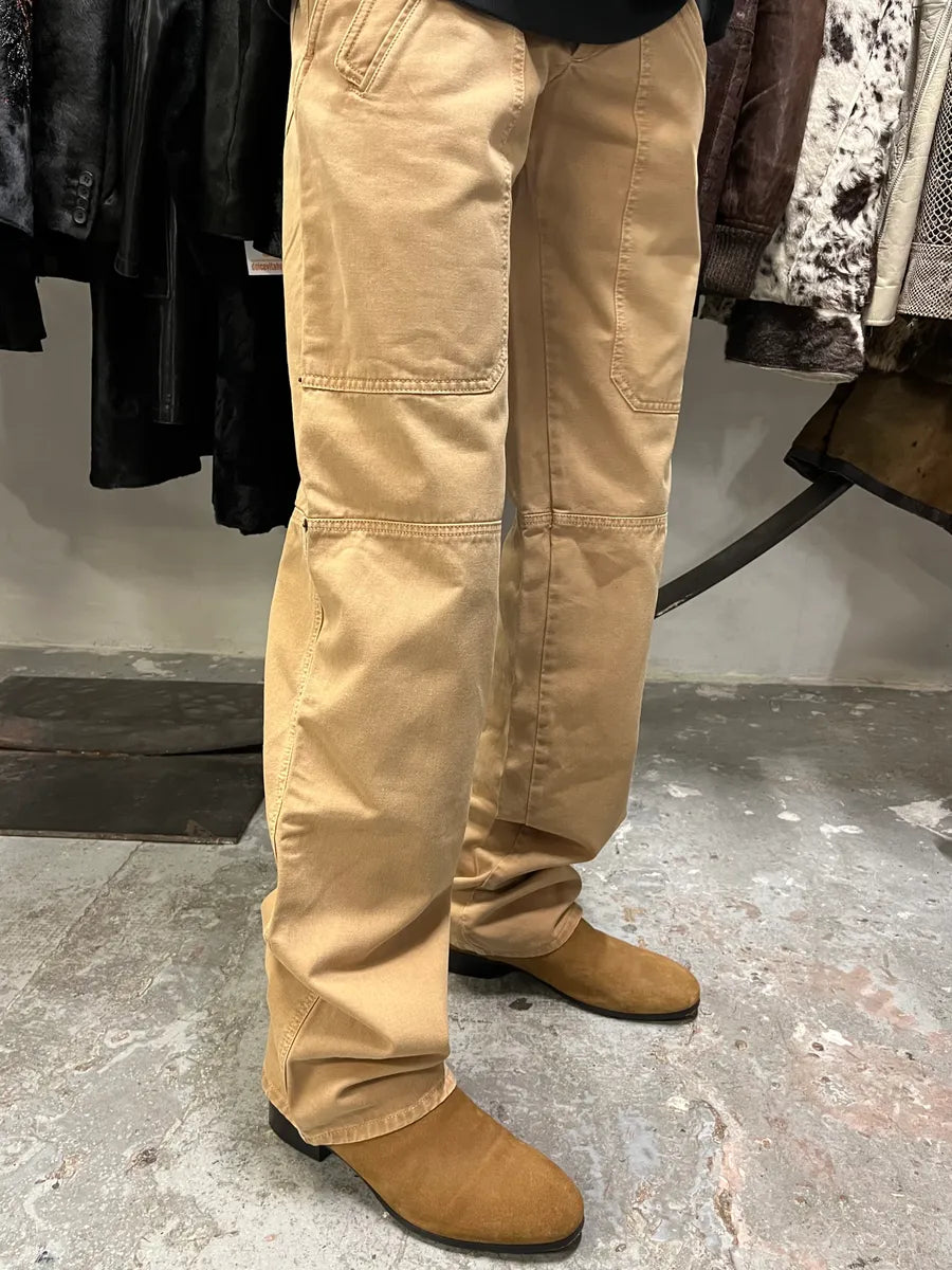 2000s Dolce & Gabbana Carpenter Beige Pants (S/M) TKAtlbD 1