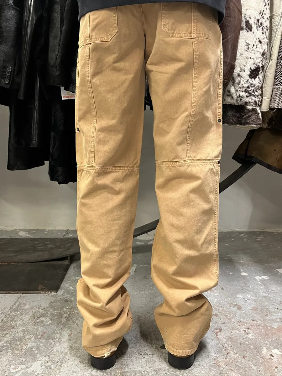 2000s Dolce & Gabbana Carpenter Beige Pants (S/M) TKAtlbD 3