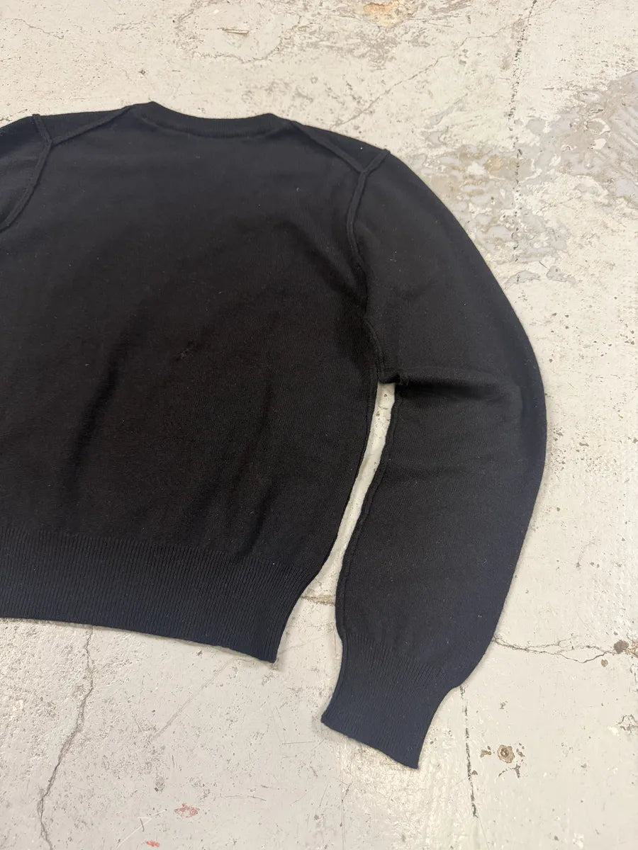 2000s Dolce & Gabbana Cashmere Black Sweater MCLQZwN 2