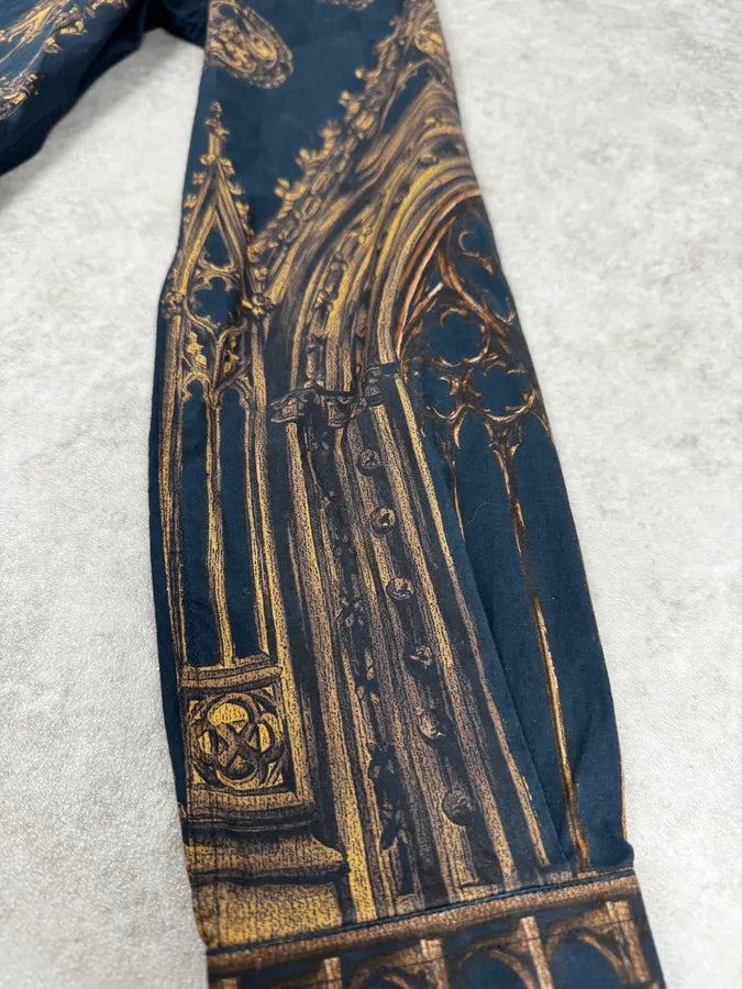 AW2014 Dolce & Gabbana Catholic Cathedral Navy Shirt NTgTIvy 8